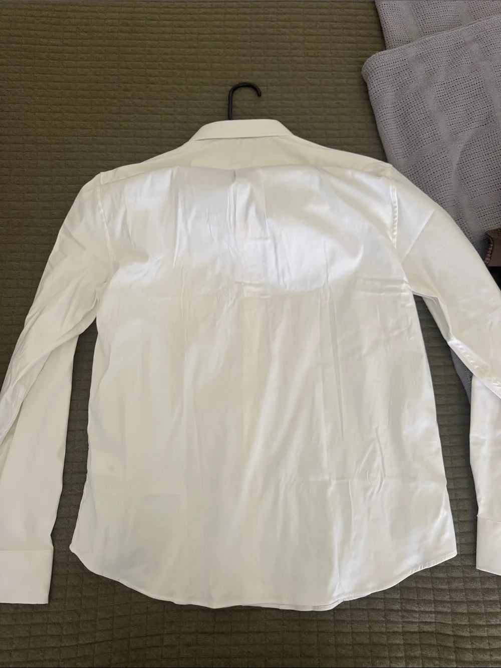 J. Crew Men's White Button-Down Dress Shirt